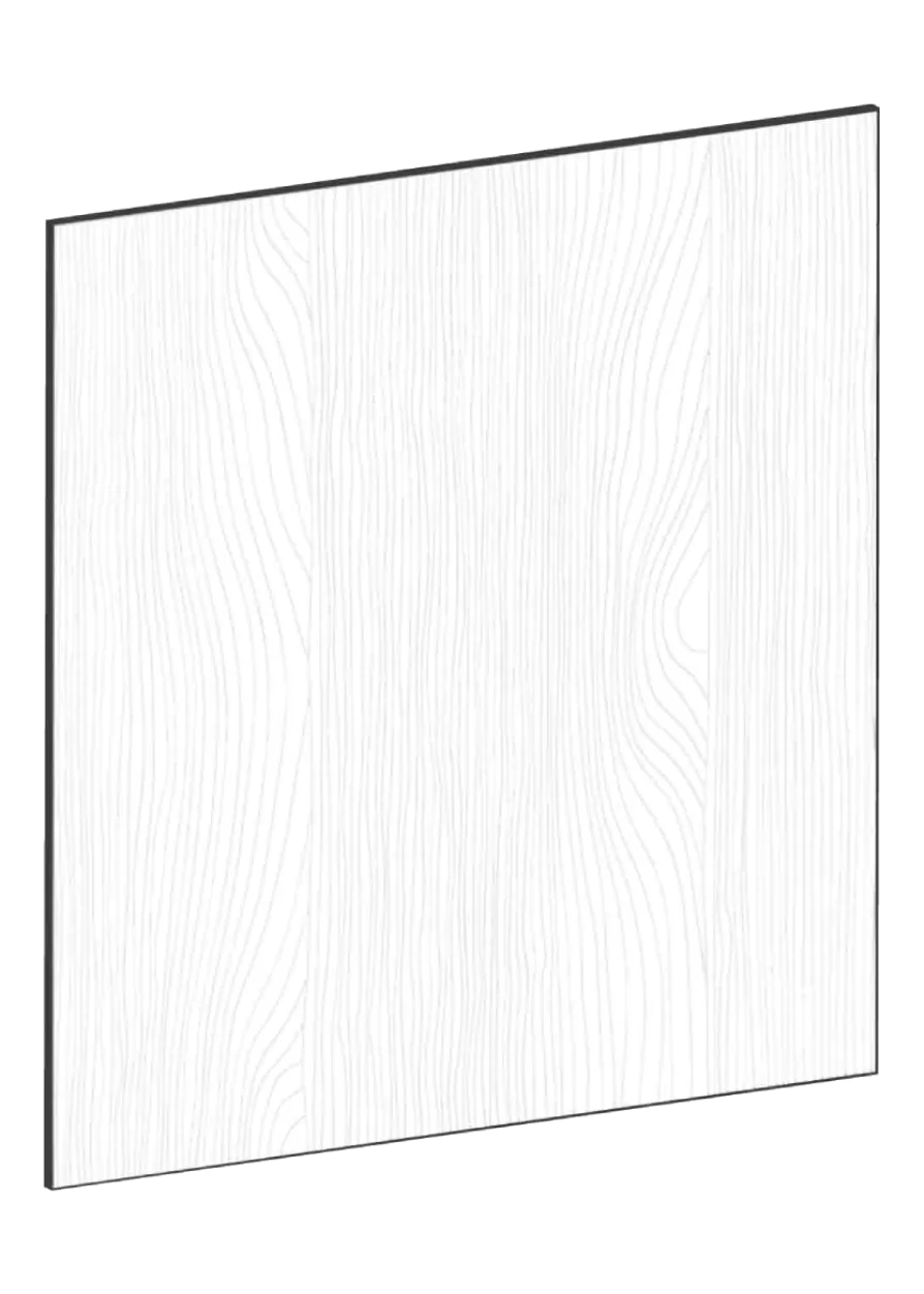 Door for base cabinet 60x60 - Color+