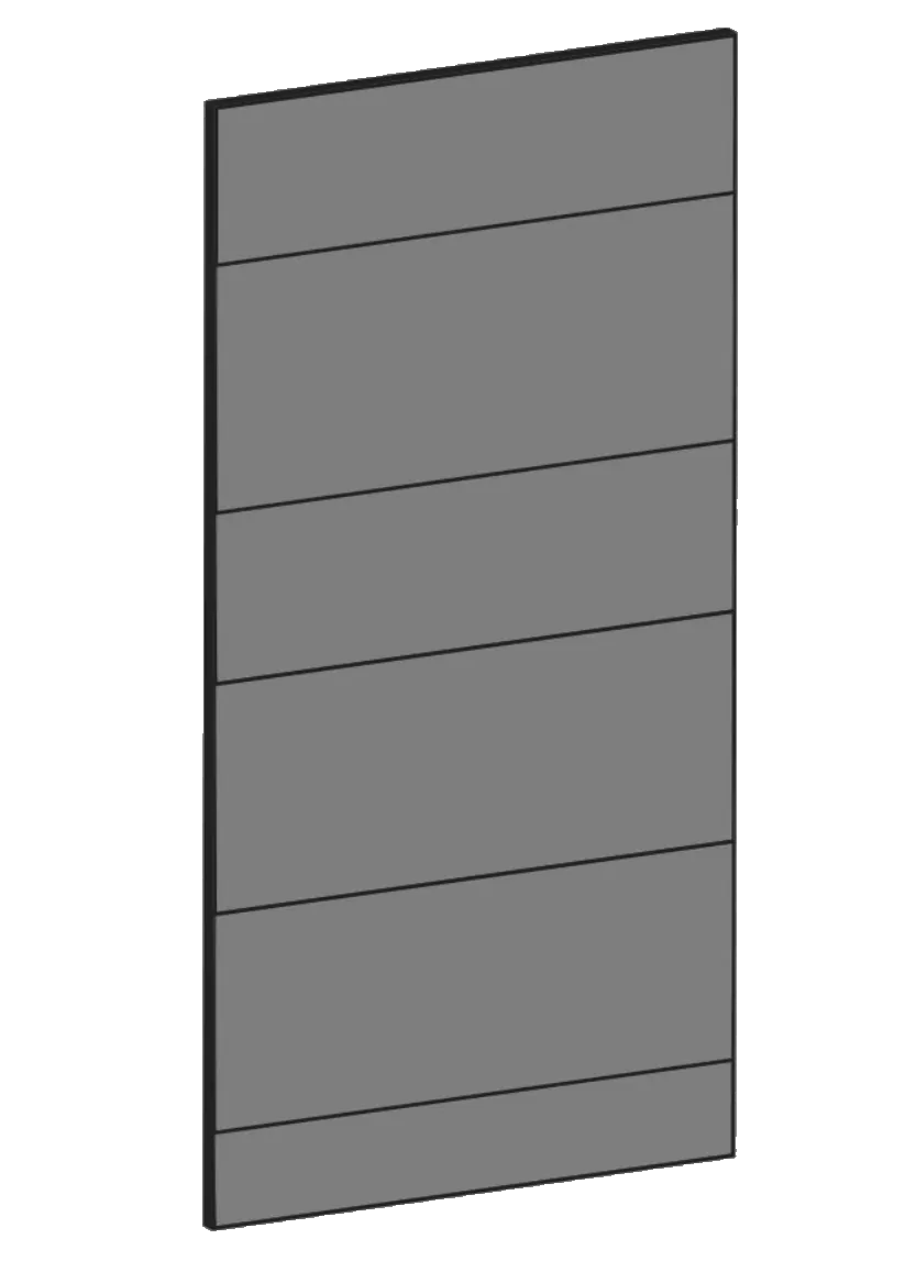 Lucka för bänkskåp 30x60 - Raw Oak Dark