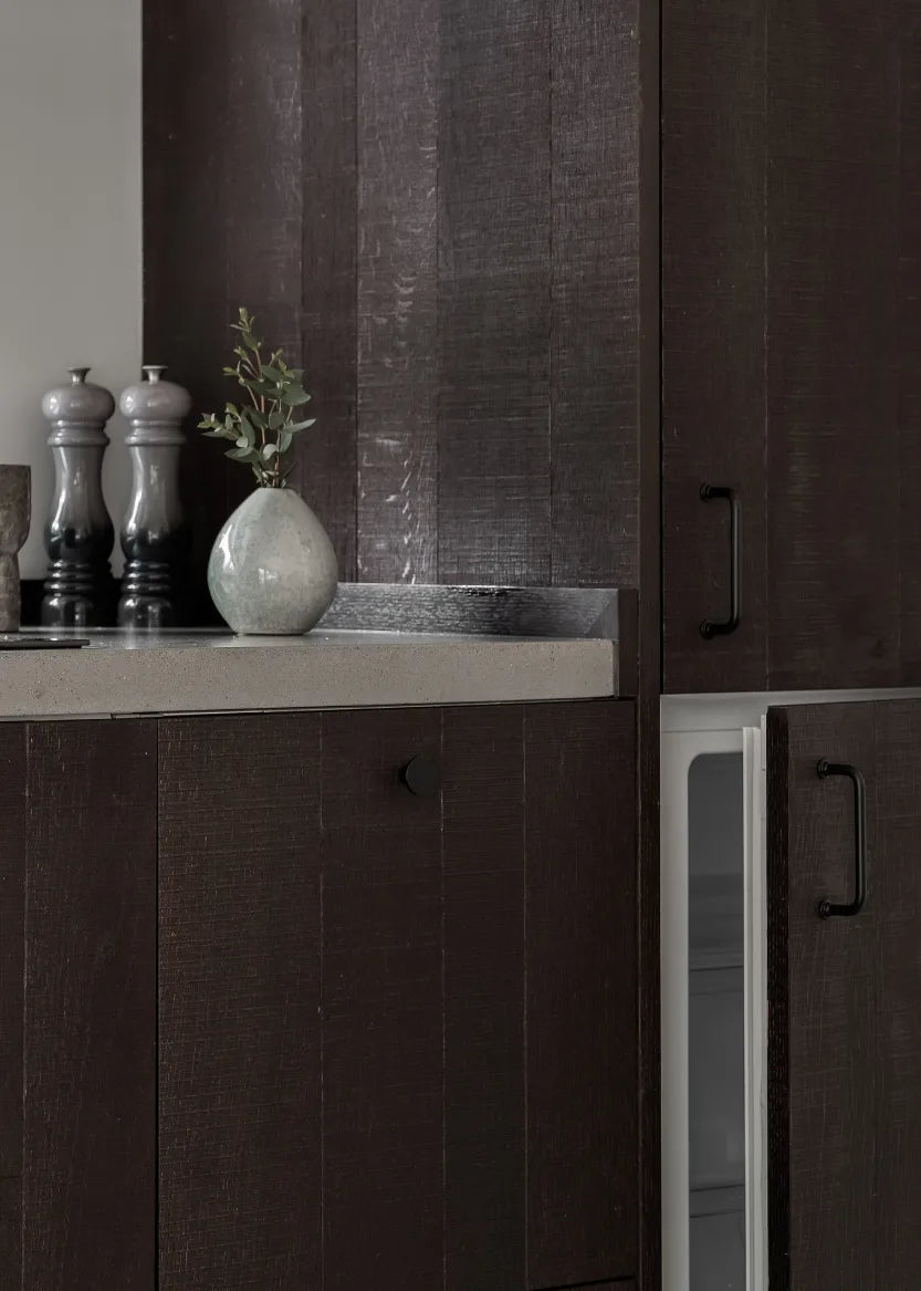 Door for base cabinet, dishwasher 60x80 - Raw Oak Dark