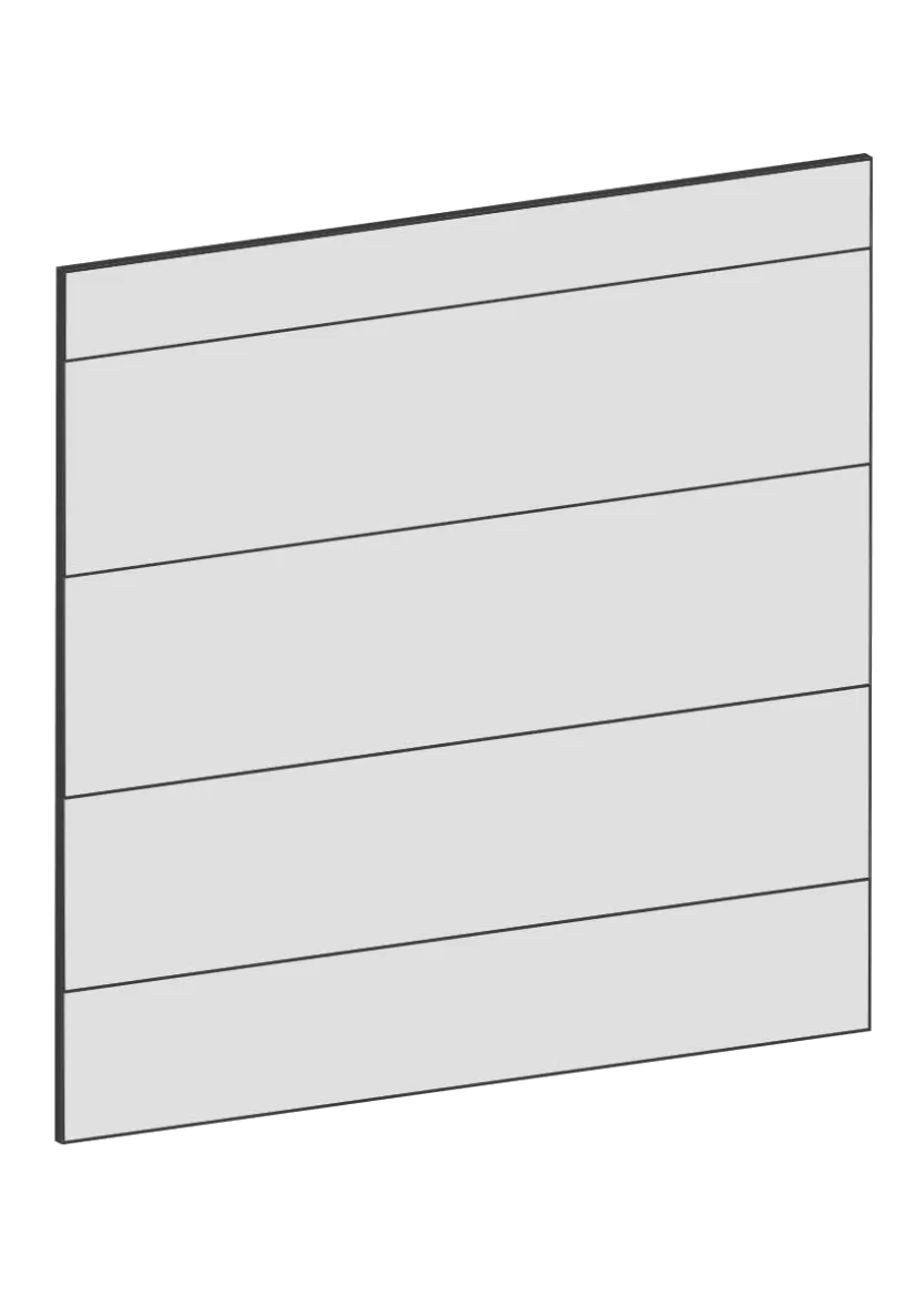 Door for base cabinet 60x60 - Raw Oak White