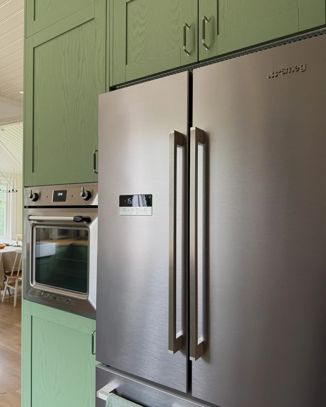 Frame door in ash for tall cabinet 60x200 cm