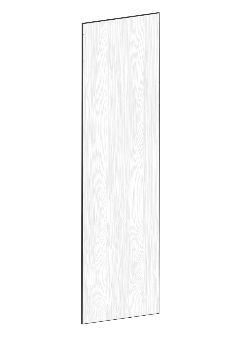 Lucka för högskåp 40x140 - Color+