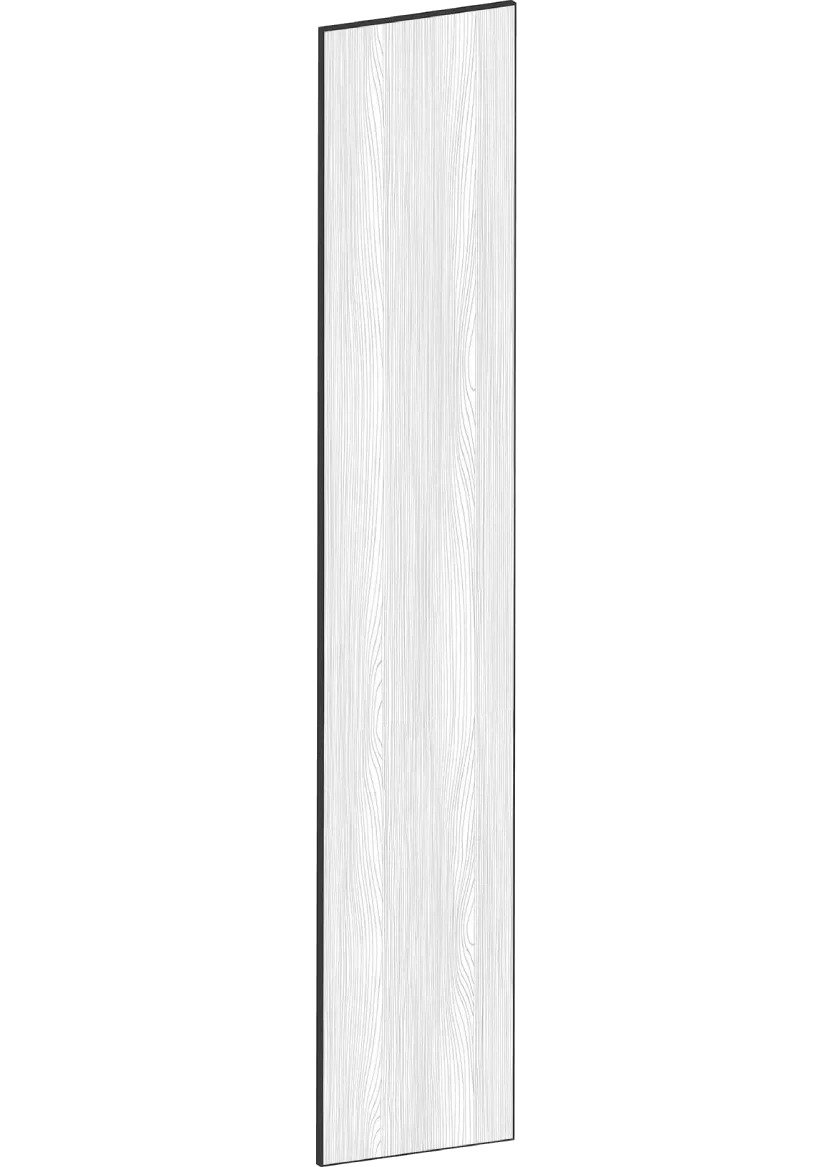 Door for tall cabinet 40x200 - Flat Oak