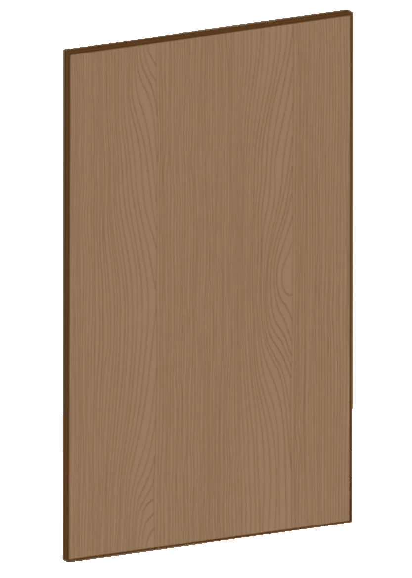 Door for tall cabinet 60x80 - Flat Oak Brown