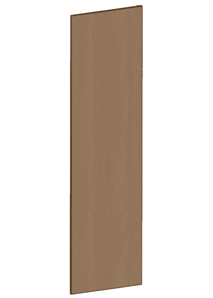 Lucka för högskåp 60x220 - Flat Oak Brown