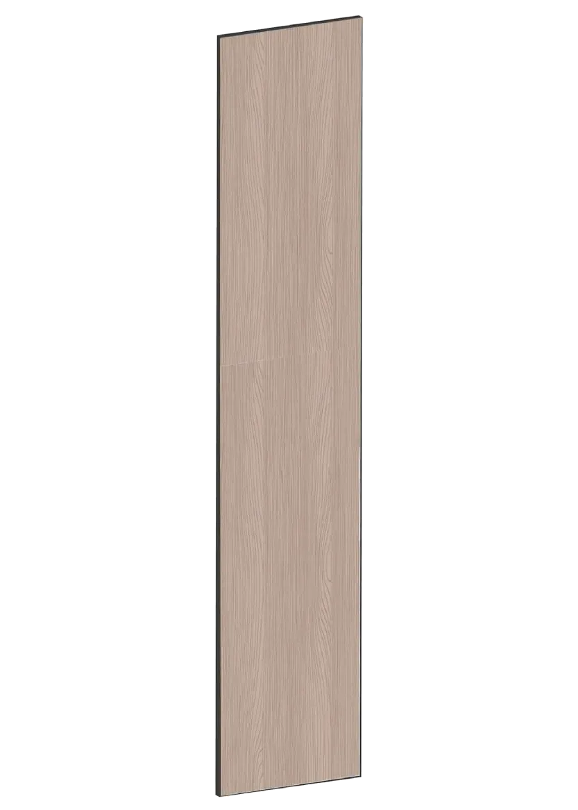 Lucka för högskåp 40x220 - Flat Walnut