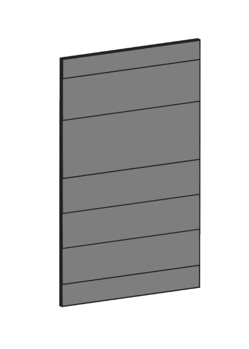 Door for tall cabinet 60x80 - Raw Oak Dark