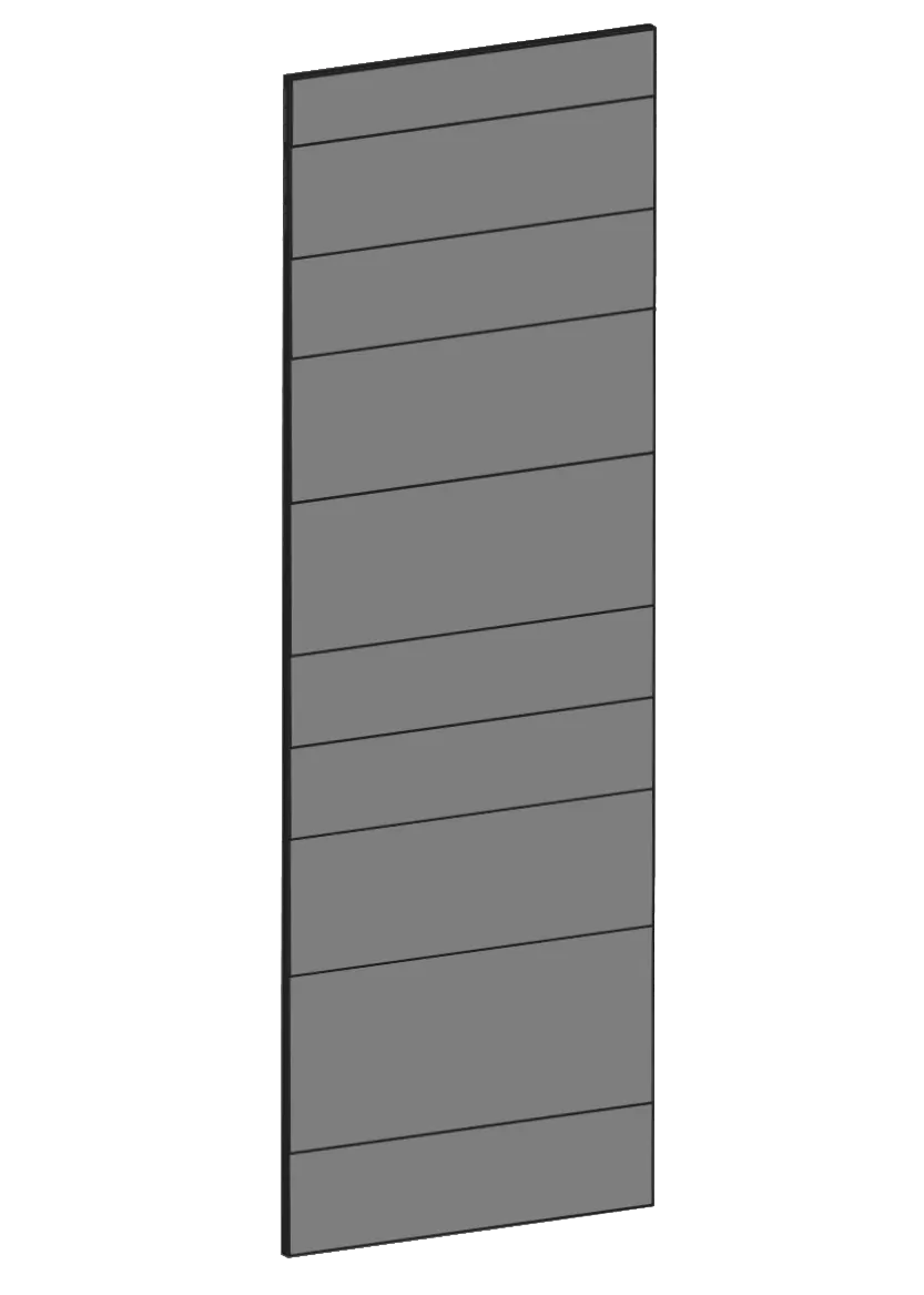 Door for tall cabinet 60x180 - Raw Oak Dark