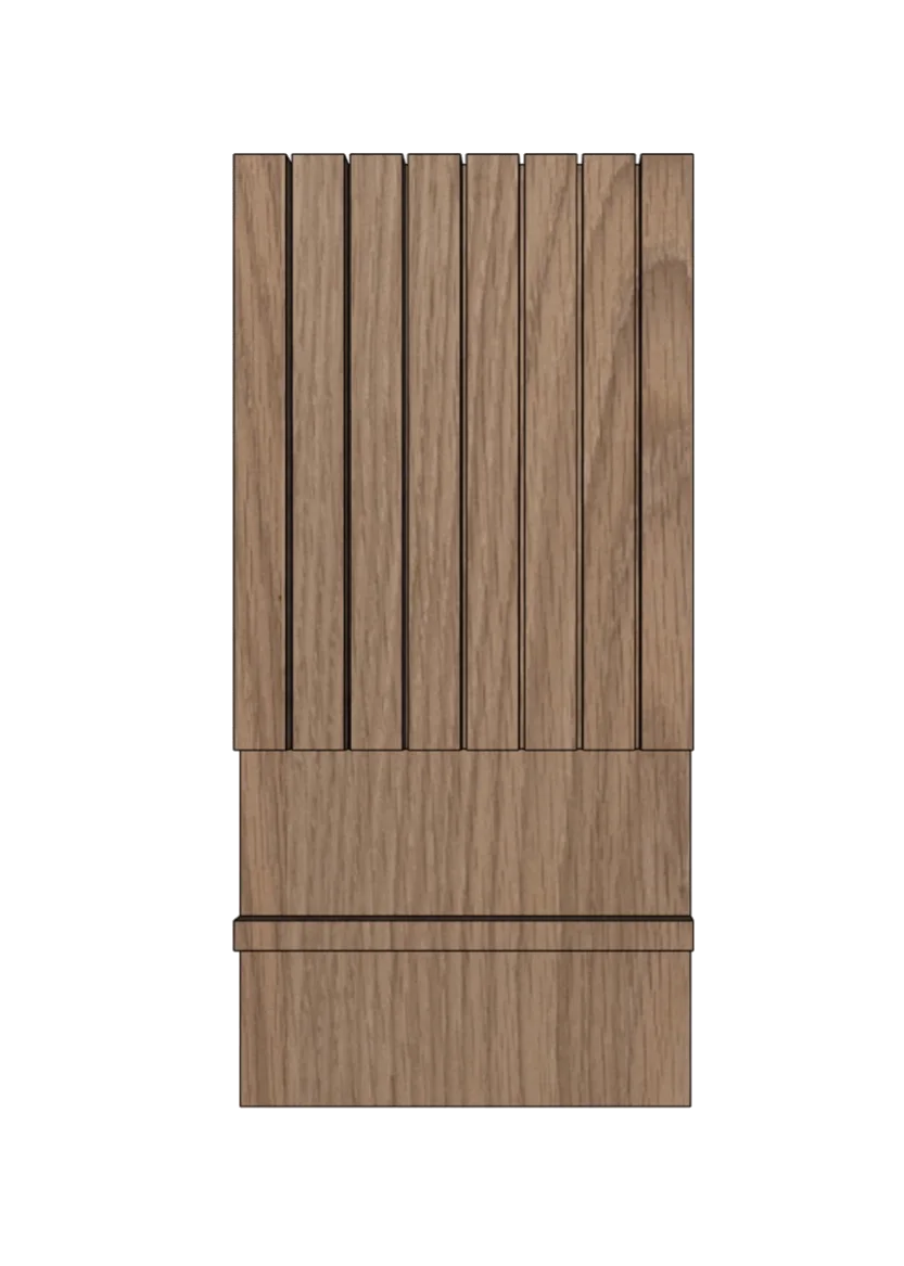 Knivblock till 3-delad inredning