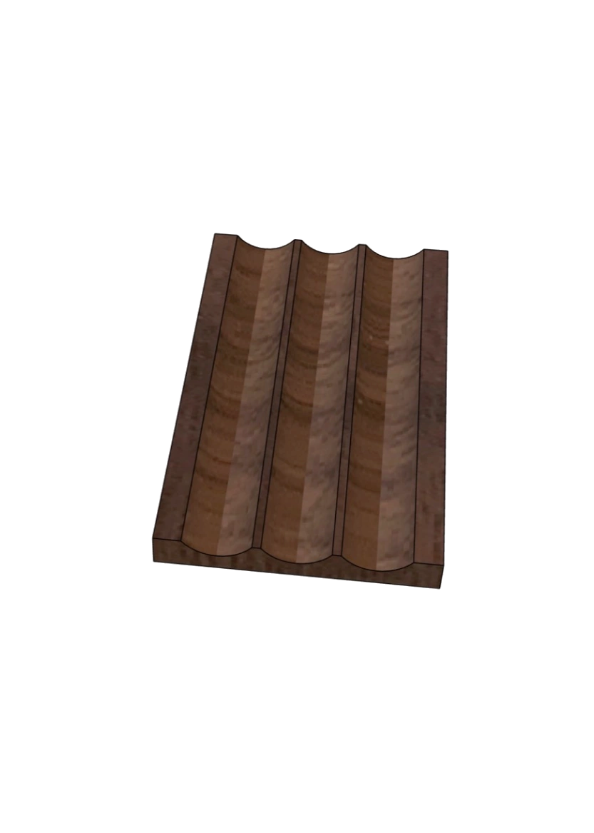 Kryddvagga till 3-delad inredning - grund låda