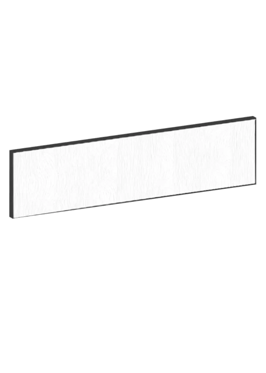 Drawer front 40x10 - Color+