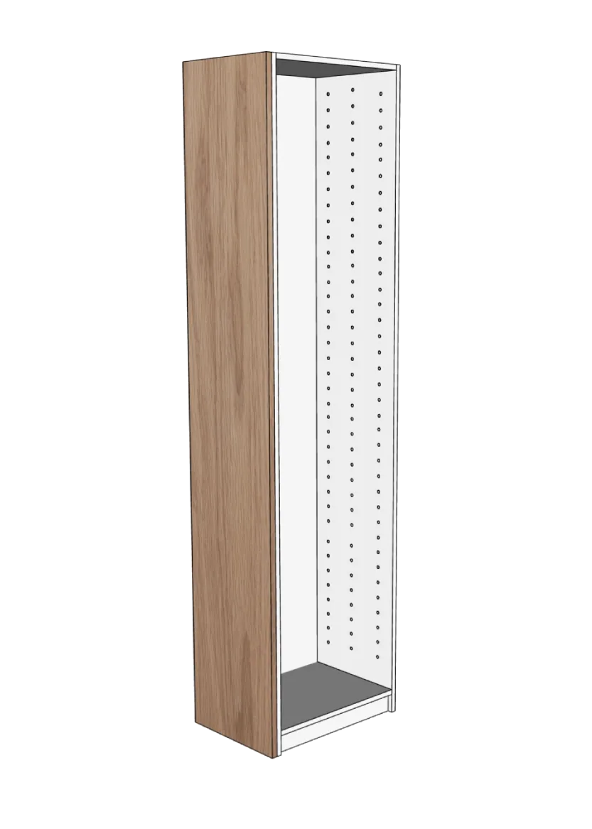 Garderob täcksida 37x236 - Flat Oak