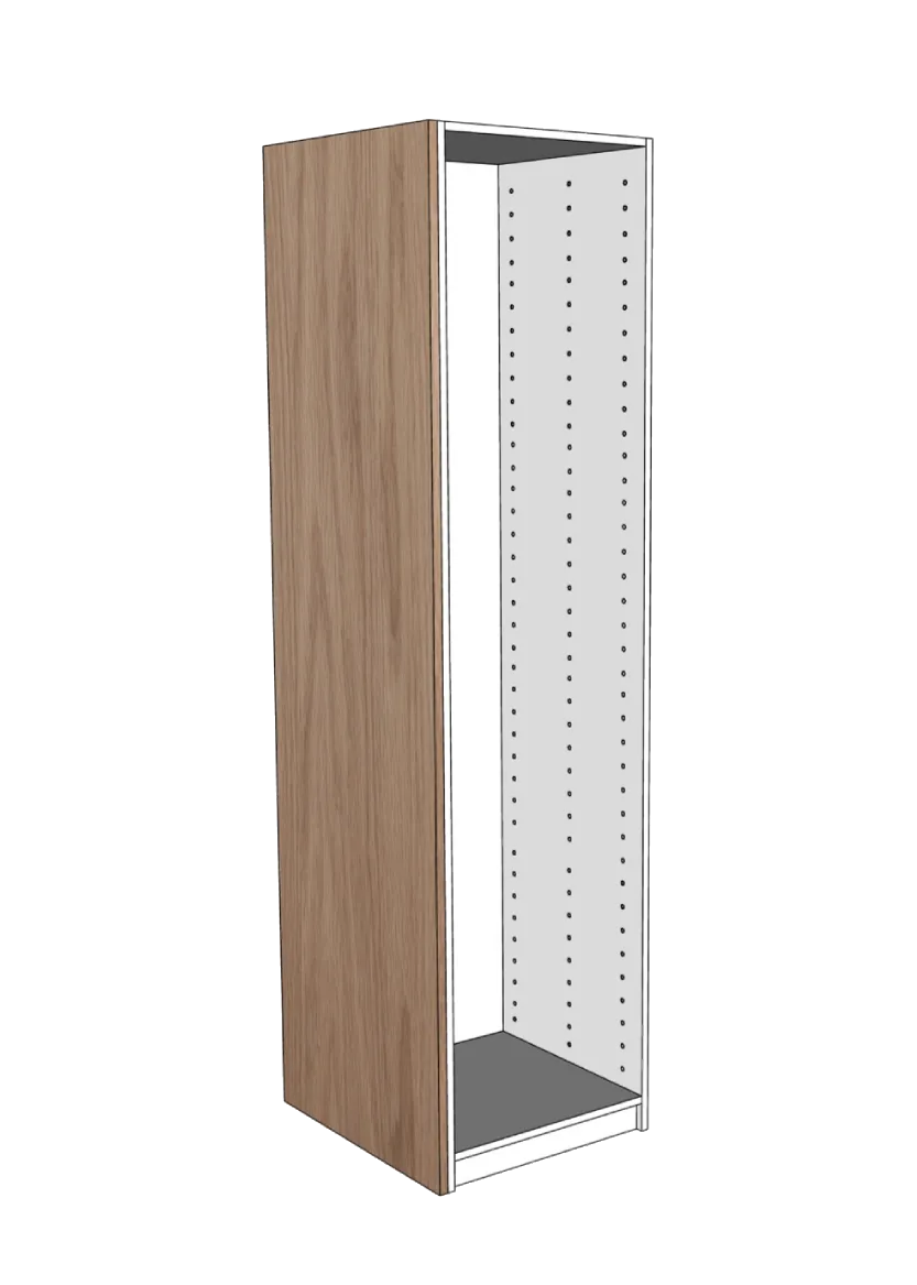 Garderob täcksida 60x201 - Flat Oak