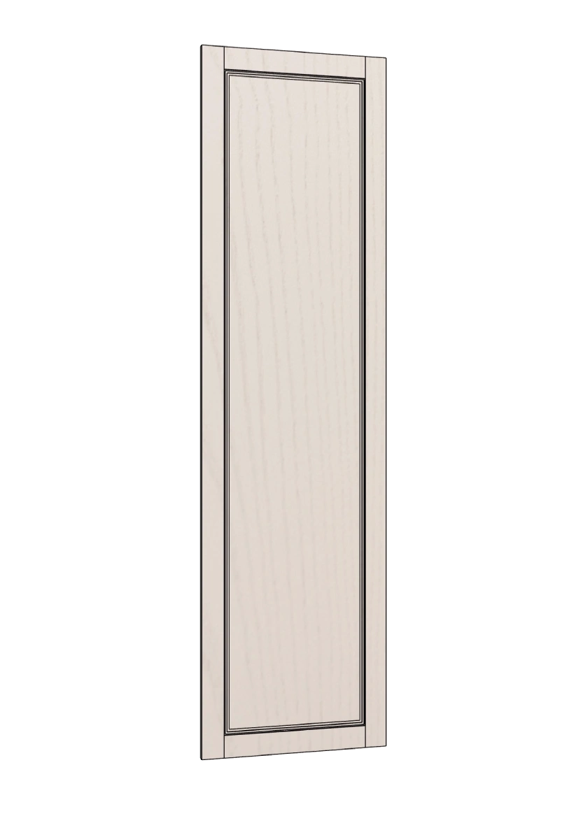 Rammelokk i ask for høyskap - 40x140 cm