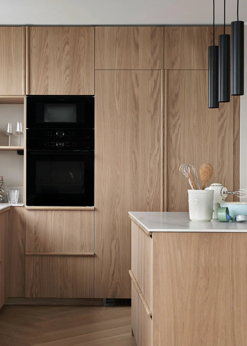 Door for tall cabinet 60x80 - Flat Oak