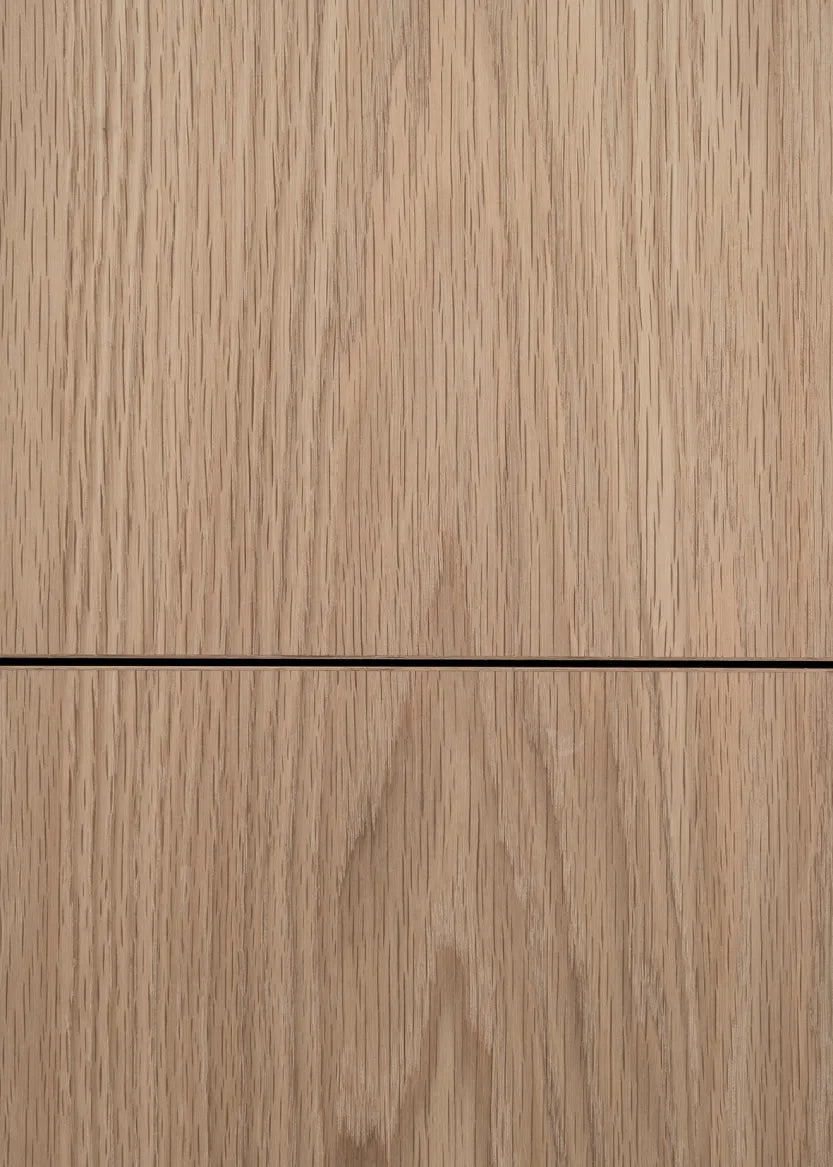 Oak cover panel for kitchen island, rounded corners - 102x88 cm