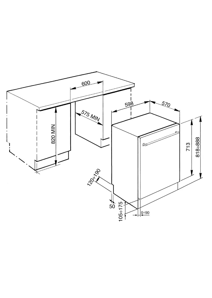 Diskmaskin Rostfritt stål Classic