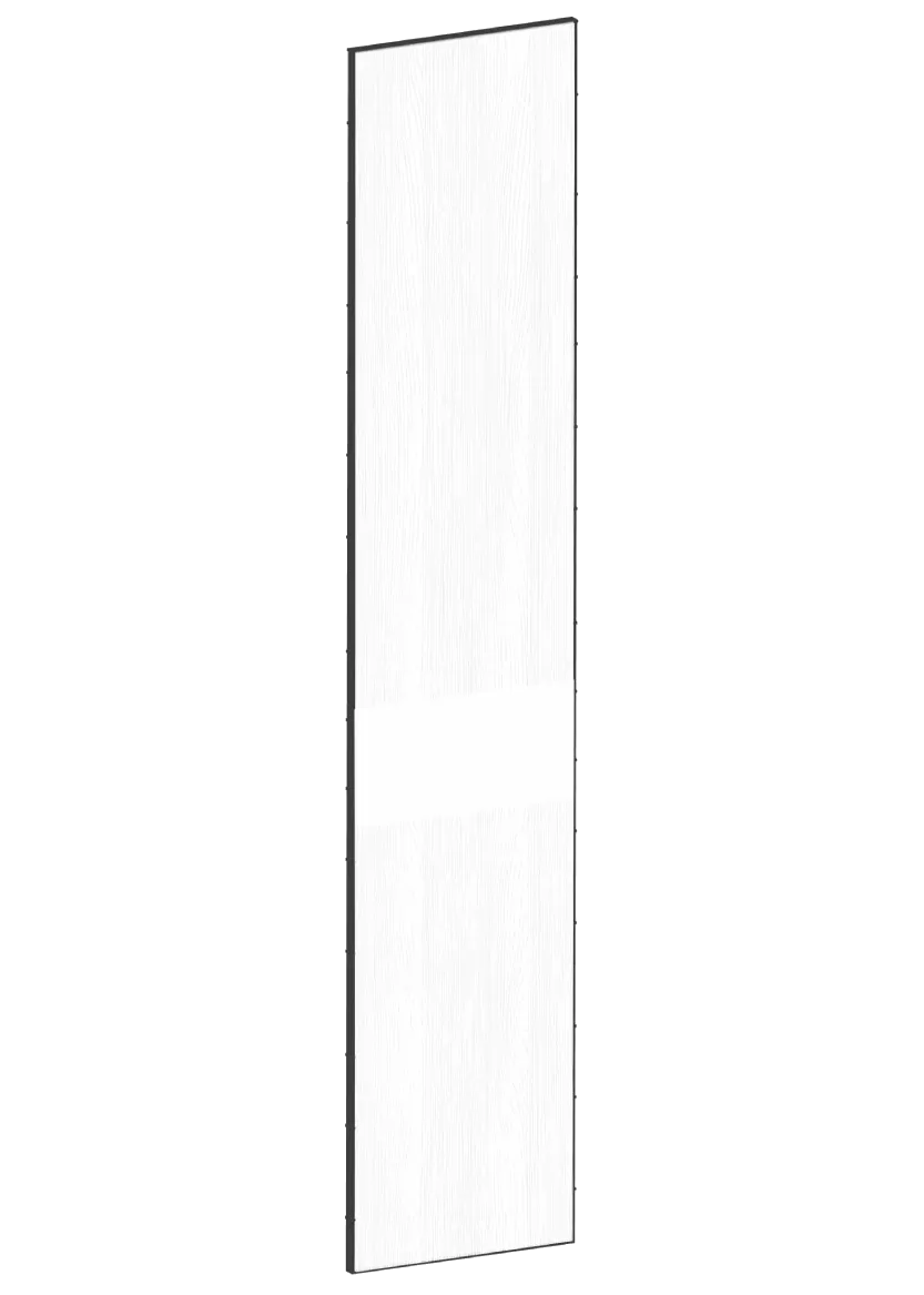 Täcksida för högskåp 39,8 x 200 cm - Color+