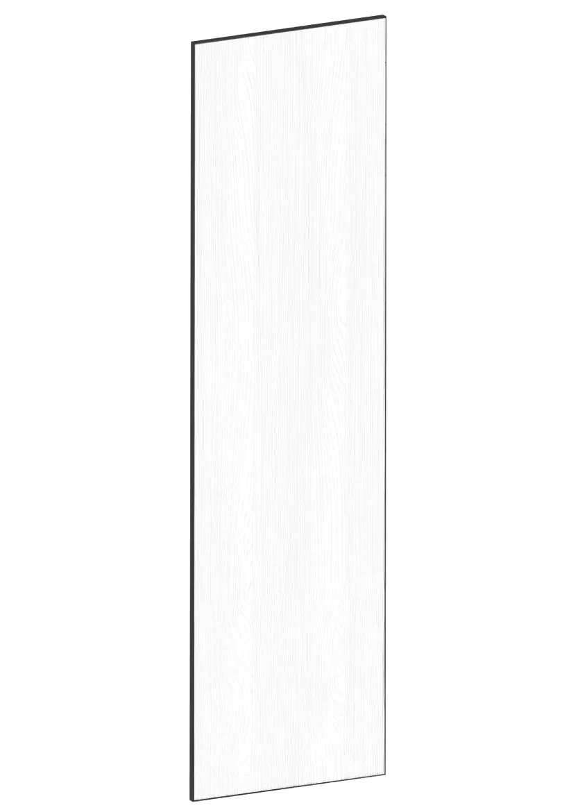 Täcksida för högskåp 62,2 x 228 cm - Color+