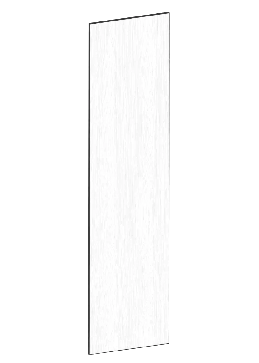 Täcksida för högskåp 62,2 x 240 cm - Color+