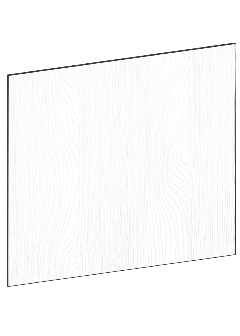 Täcksida för köksö 124,4 x 80 cm - Color+