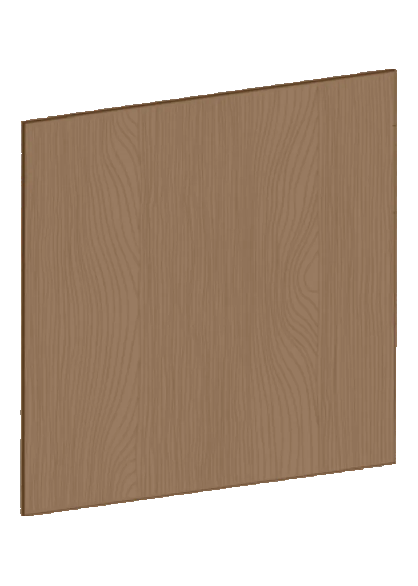 Täcksida för köksö 102 x 88 cm – Flat Oak Brown