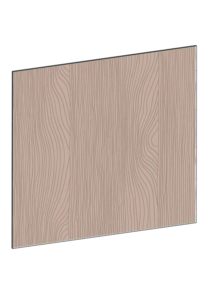 Täcksida för köksö 102 x 80 cm – Flat Walnut