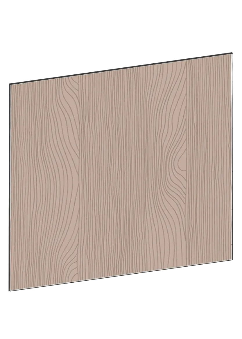 Täcksida för köksö 124,4 x 80 cm – Flat Walnut