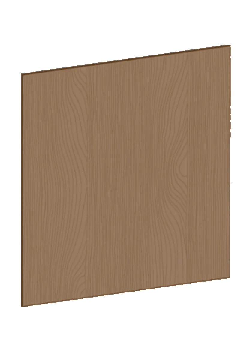 Täcksida för köksö 64,1 x 80 cm – Flat Oak Brown