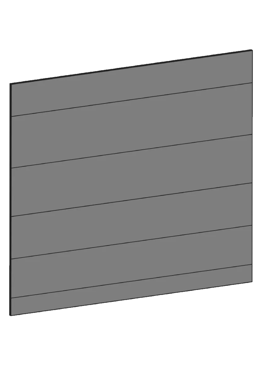 Täcksida för köksö 102 x 80 cm – Raw Oak Dark