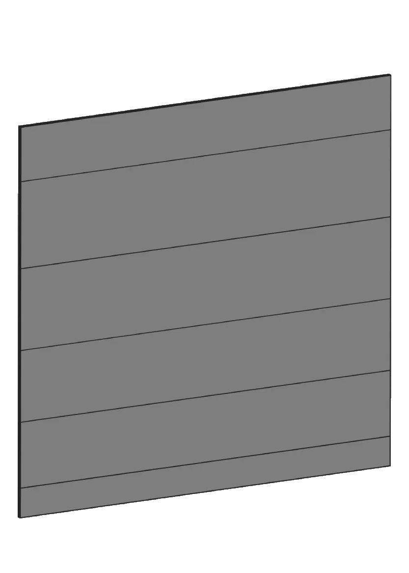 Täcksida för köksö 102 x 88 cm – Raw Oak Dark