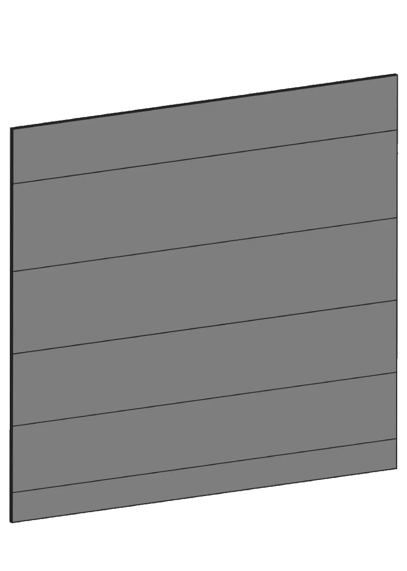 Täcksida för köksö 124,4 x 88 cm – Raw Oak Dark