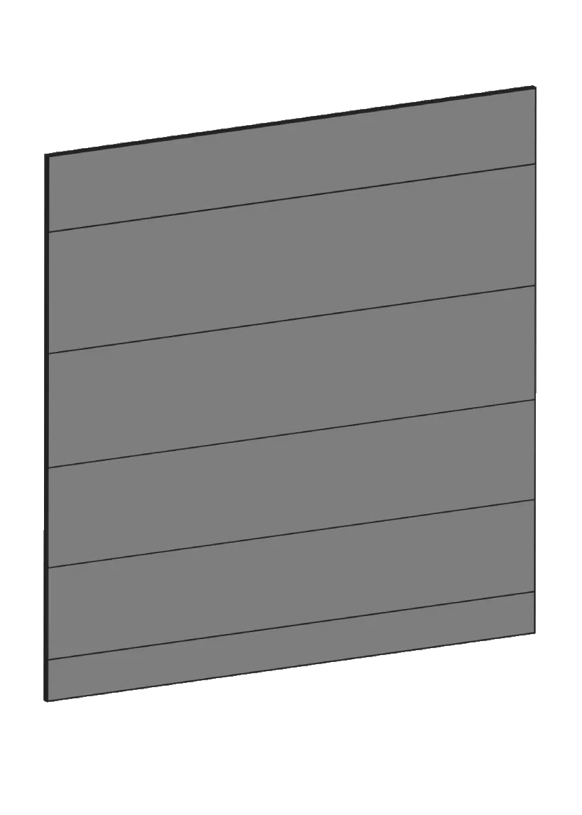 Täcksida för köksö 64,1 x 80 cm – Raw Oak Dark