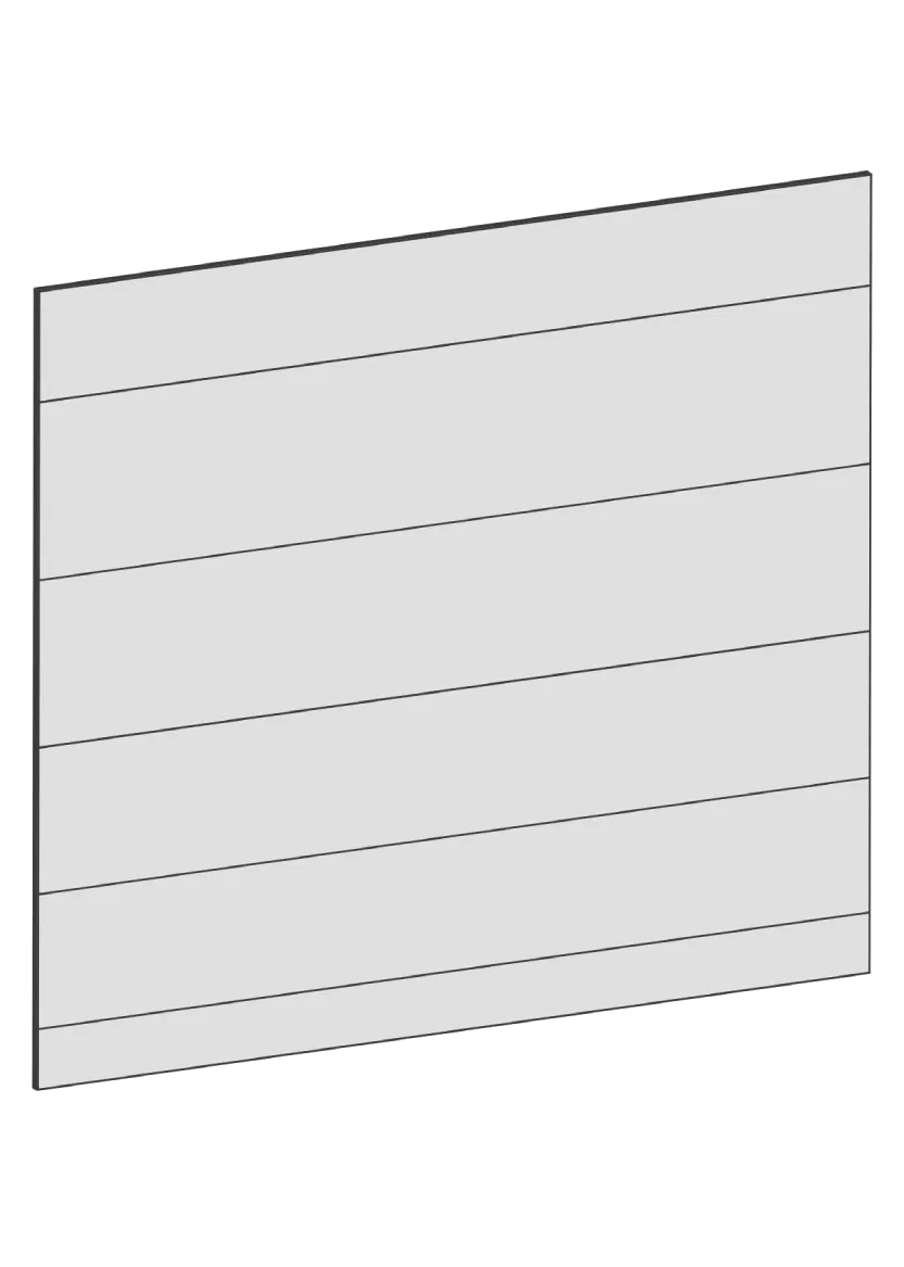 Täcksida för köksö 102 x 80 cm – Raw Oak White