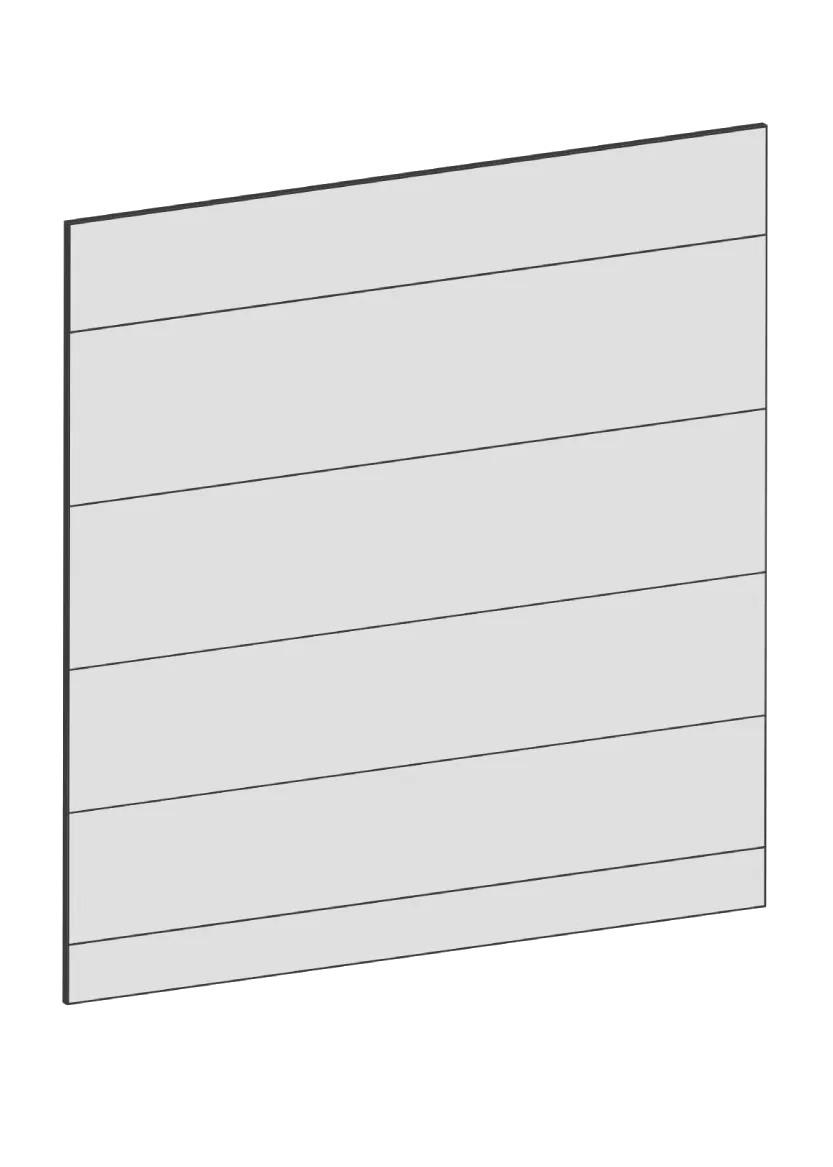 Täcksida för köksö 64,1 x 80 cm – Raw Oak White