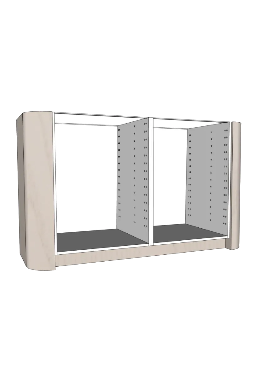 Cover with rounded corners for kitchen island 64 x 88 cm - Color+