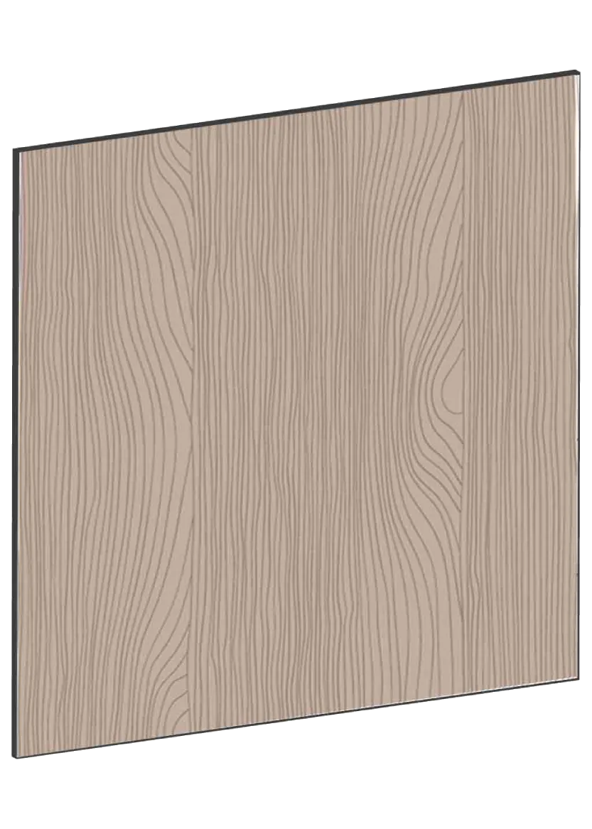 Lucka för toppskåp 60x60 - Flat Walnut