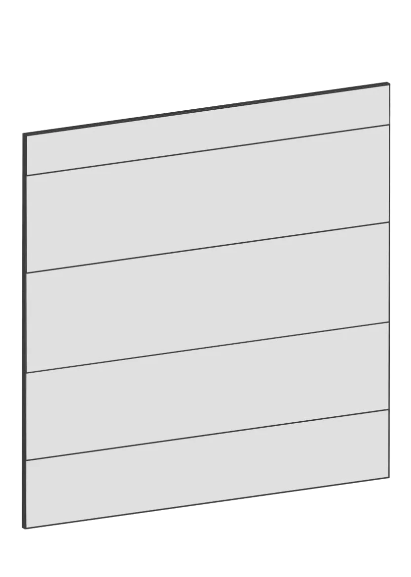 Door for top cabinet 60x60 - Raw Oak White