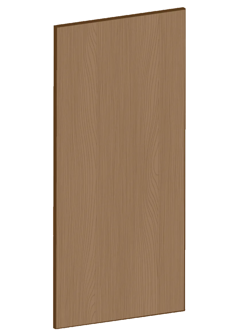 Door for wall cabinet 30x60 - Flat Oak Brown