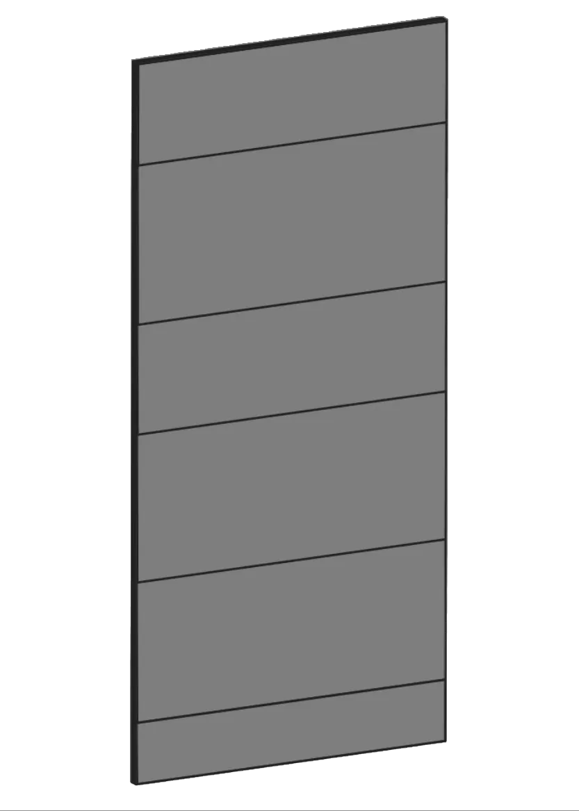 Door for wall cabinet 30x60 - Raw Oak Dark