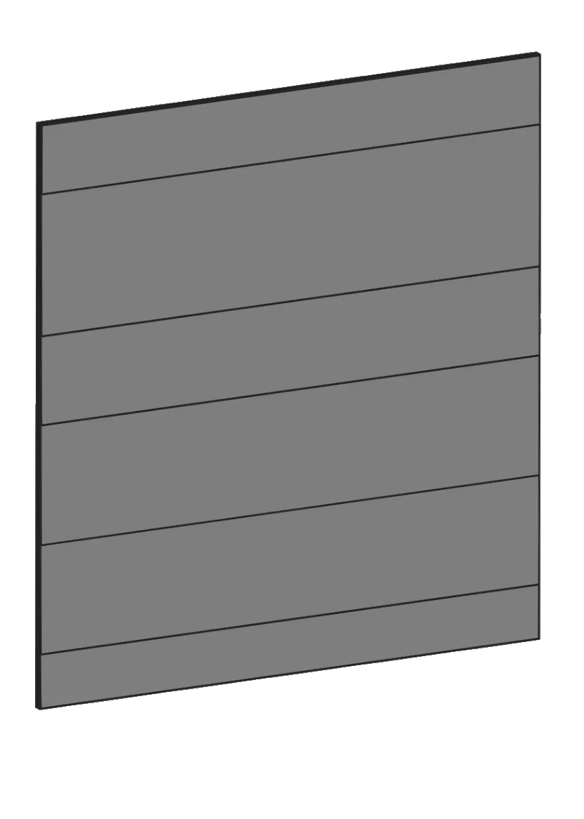Door for wall cabinet 60x60 - Raw Oak Dark
