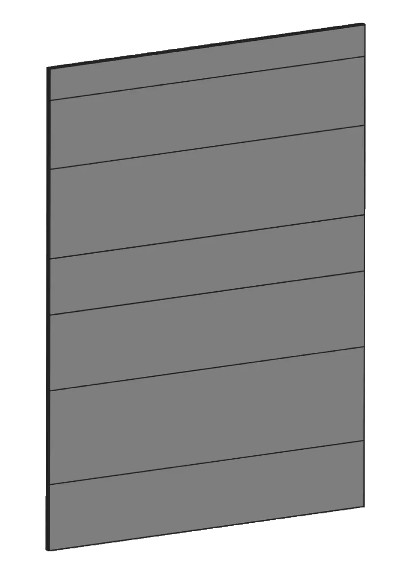 Door for wall cabinet 60x80 - Raw Oak Dark
