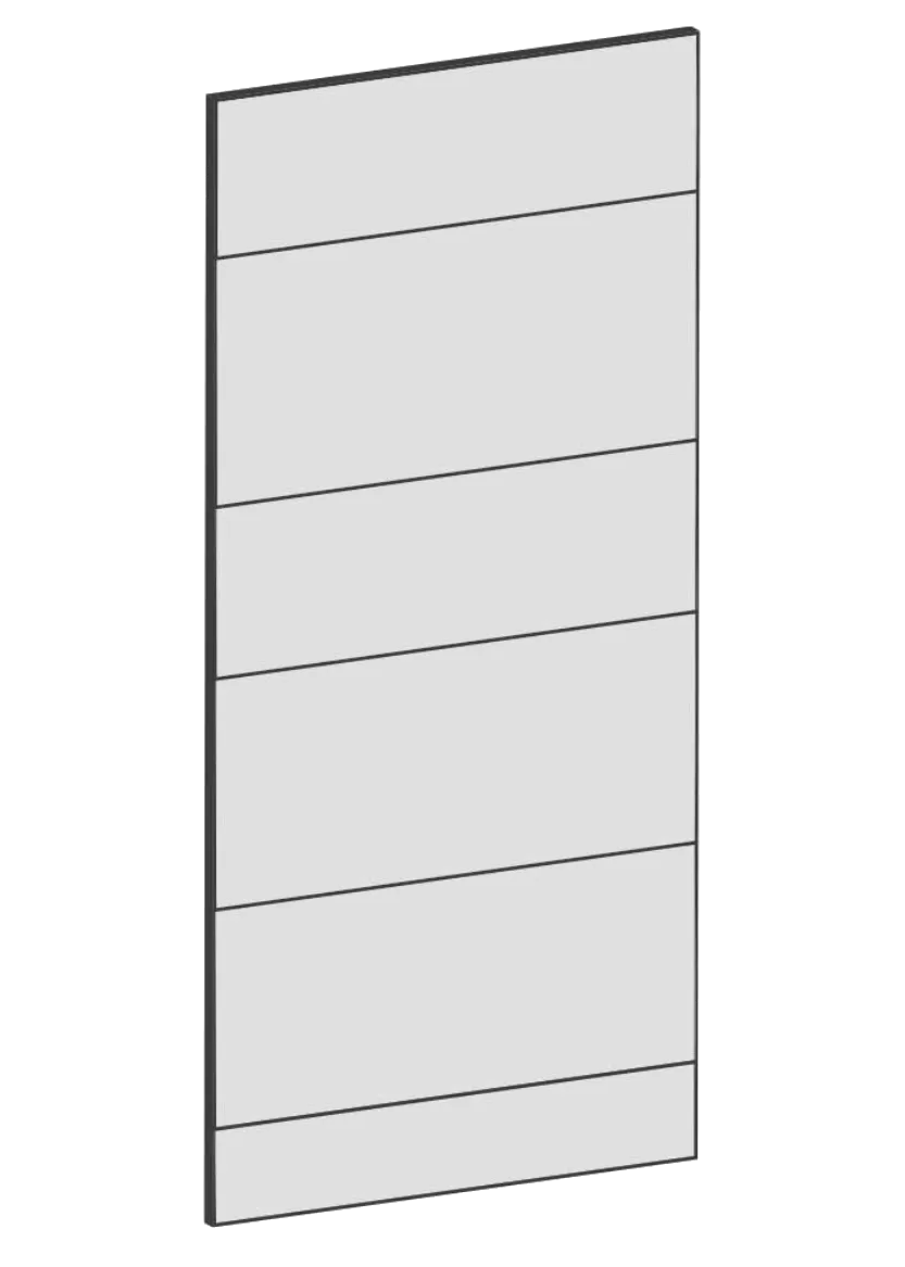 Door for wall cabinet 30x60 - Raw Oak White