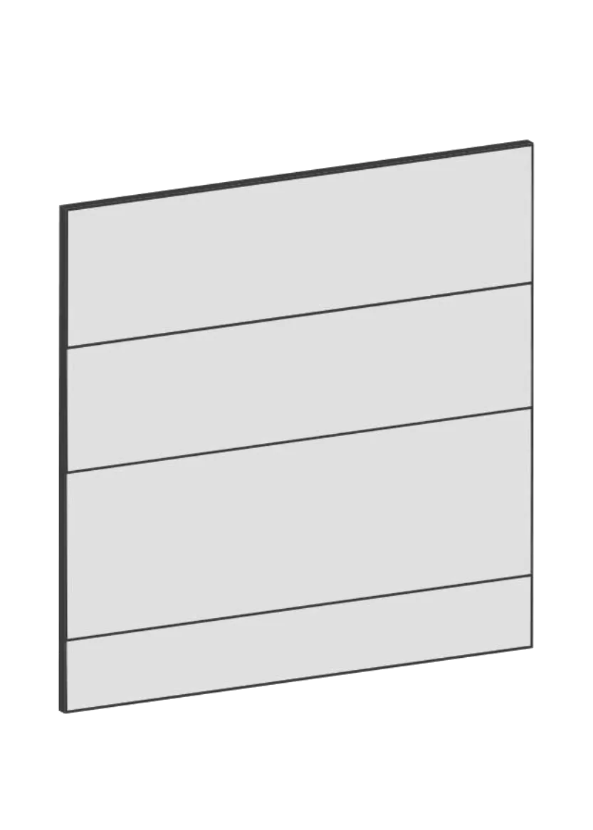 Door for wall cabinet 40x40 - Raw Oak White