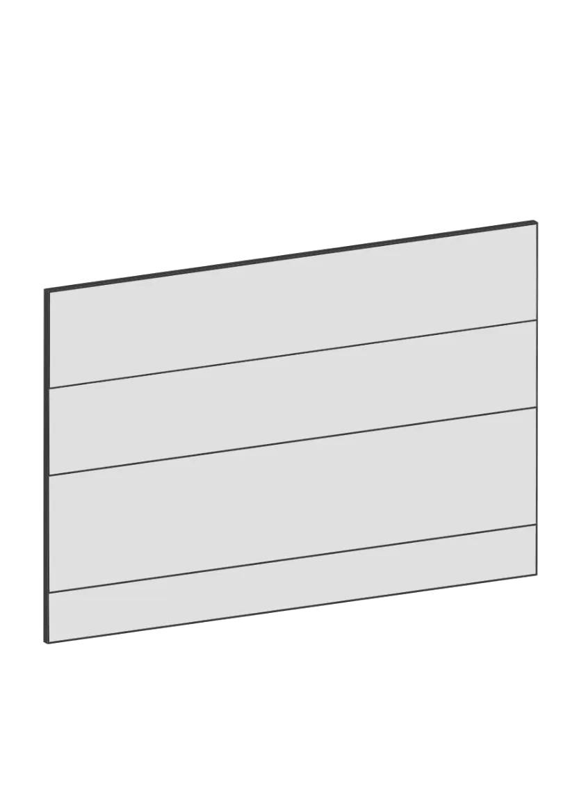 Door for wall cabinet 60x40 - Raw Oak White
