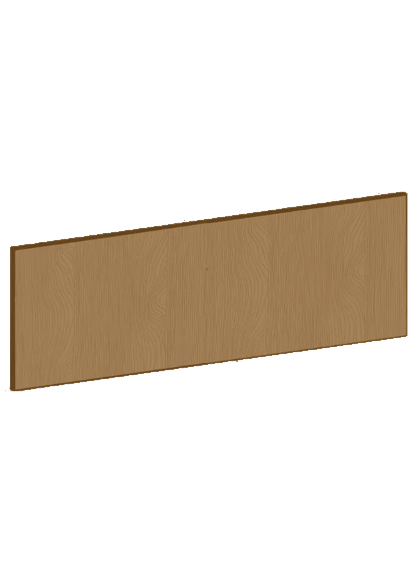 Drawer front 60x20 - Flat Oak Brown
