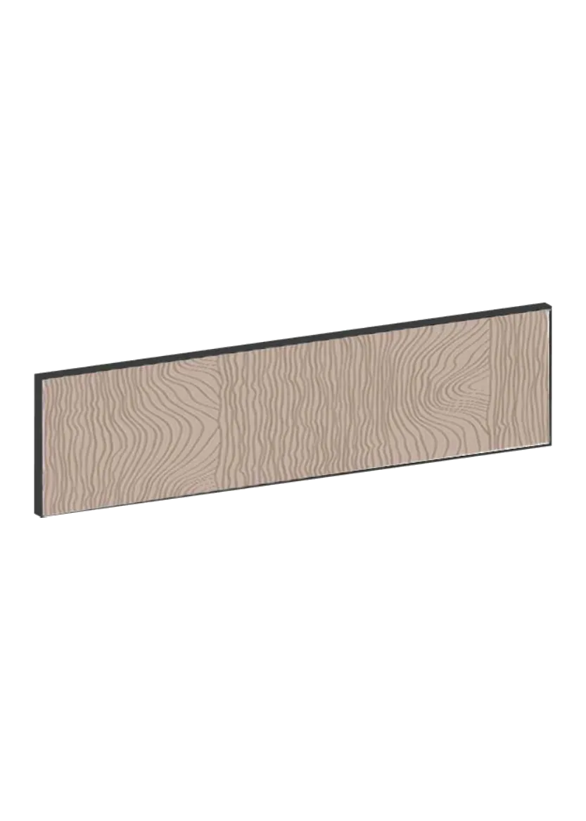 Drawer front 40x10 - Flat Walnut