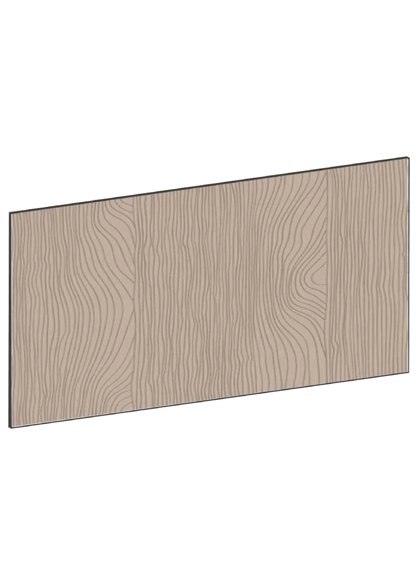 Lådfront 80x40 - Flat Walnut