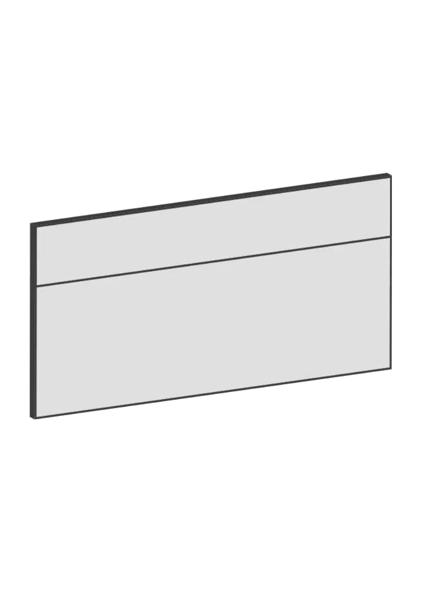 Lådfront 40x20 - Raw Oak White