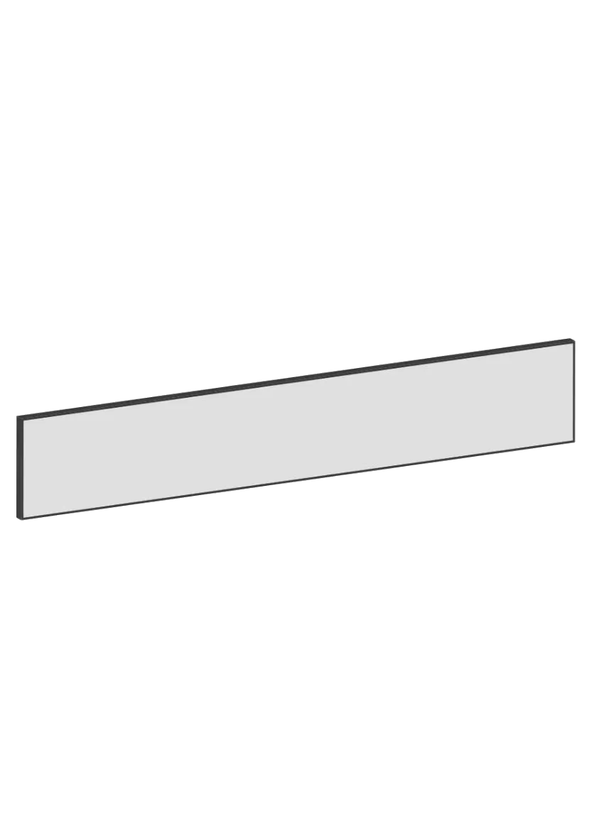 Lådfront 60x10 - Raw Oak White